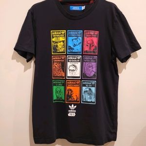 RARE Adidas & Star Wars cast Special collab tee